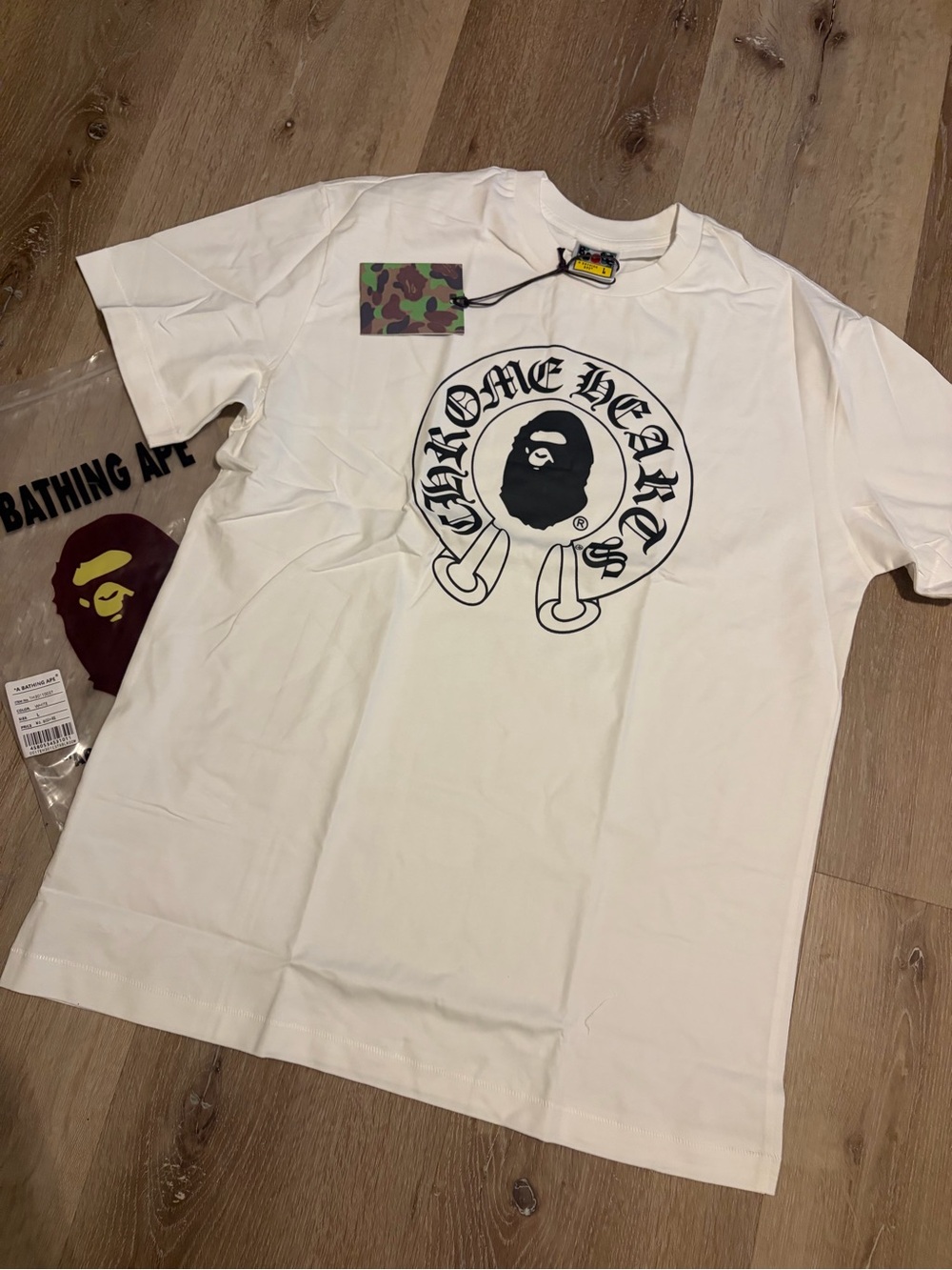 Bape x chrome tee